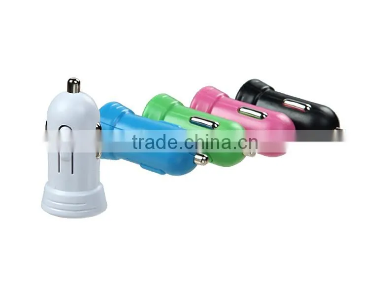 Factory wholesale car usb charger 5V 1A car charger usb for phone MP3