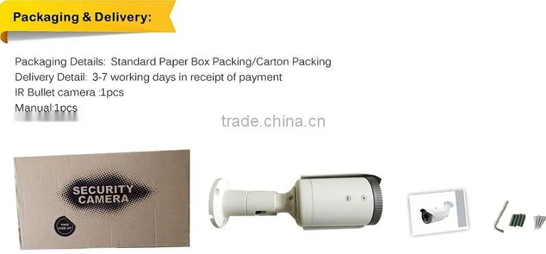 3MP Vari-focal CCTV camera IR Bullet Camera TVI High Definition Bullet Camera Night Vision with Waterproof