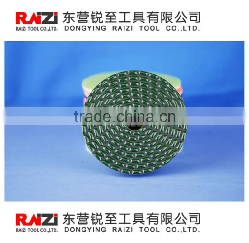 3 Step Wet Diamond Polishing Pads For Granite
