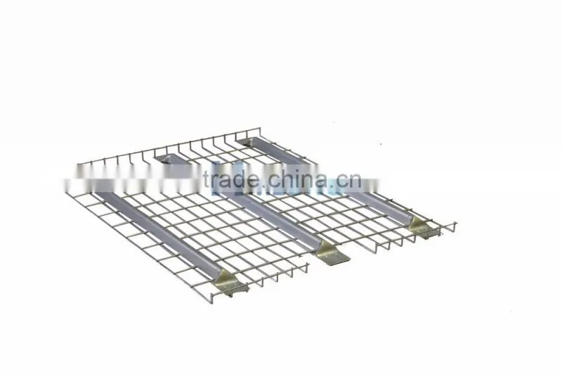 Powder coated flare steel mesh decking for step beam