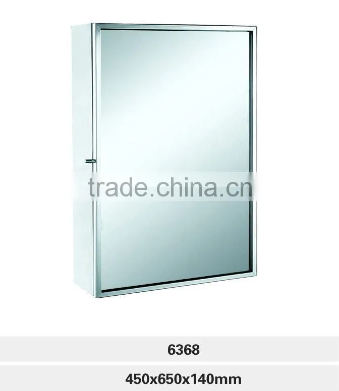Stainless steel mirror cabinet 6368