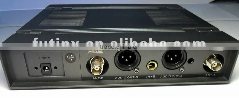 OK-2000 Dual Channels/UHF PLL 32/99 channels Receiver, Wireless microphone