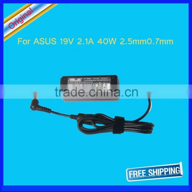 Original 19V 2.1A 40W AC Adapter Power Charger For asus Eee PC 700 701 4.8*1.7MM