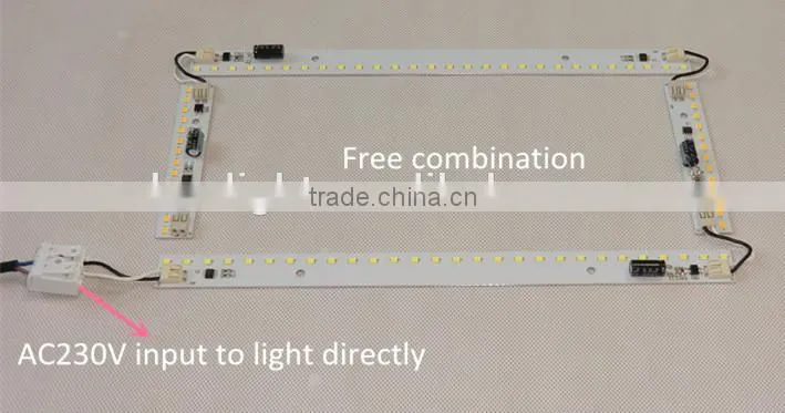 Driverless IC solution ac 230v directly led linear module replacement for linear lamp/led sign