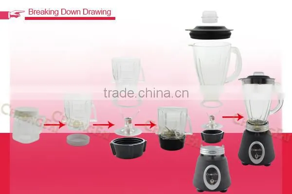 CF-4688 Glass Jug Metal Base High Quality Blender
