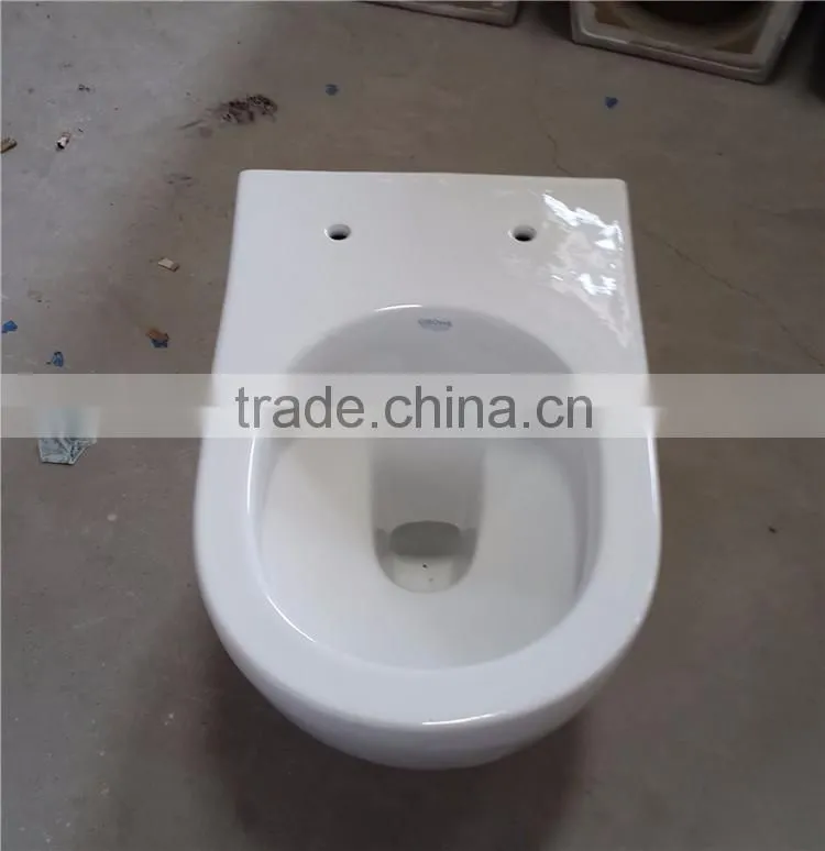 2016 New Arrival Good Quality Bathroom Western Ceramic wall hung Toilet