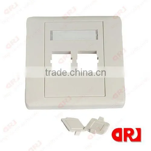 RJ45 RJ11 dual face plate Direct Manufacturer