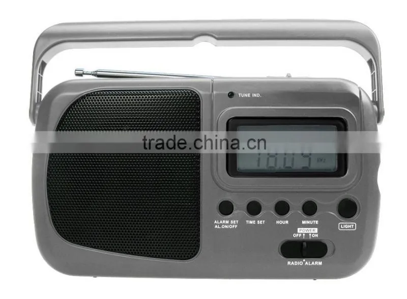 Gorgeous Multiband Portable AM FM Digital Tuning Clock Radio