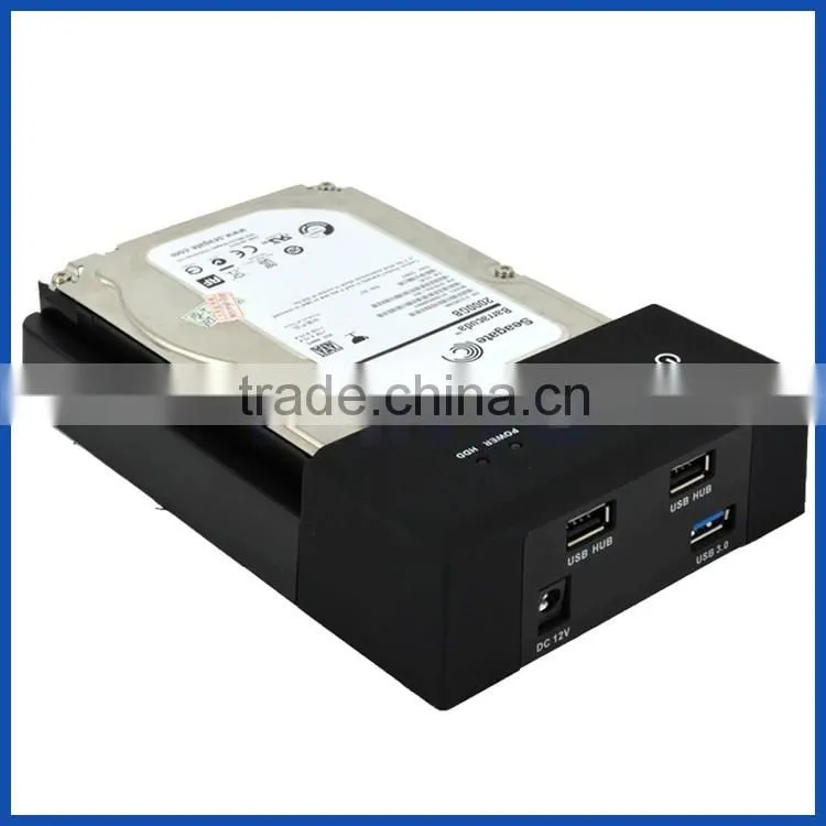 PANTO 2.5"/3.5" USB 3.0 SATA HDD Flat Hard Drive Docking Station Enclosure