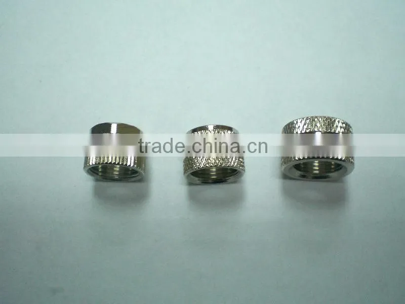 waterproof knurl connector nut