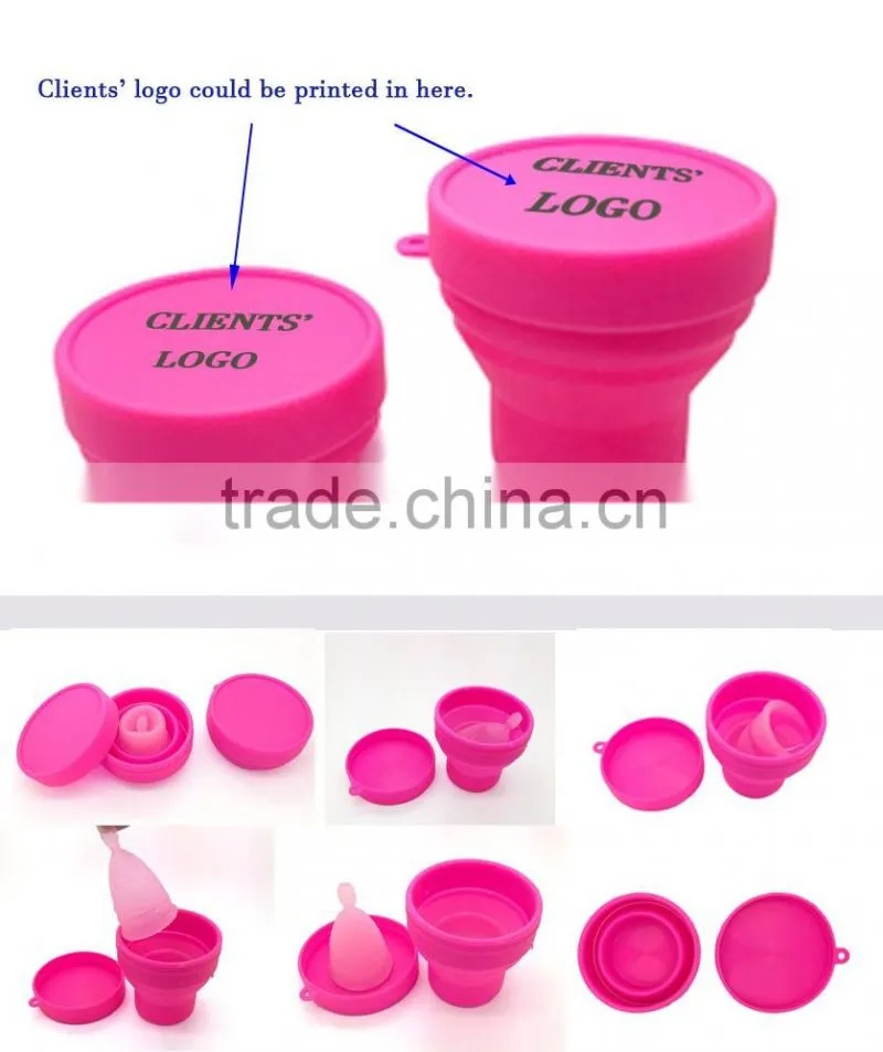 Silicon Sterilized cup of menstruation cup