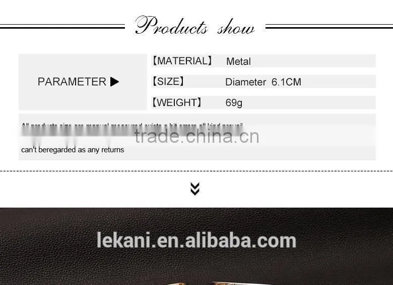Hot New Arrival Heavy Metal Punk Style Strand Bangle For Women