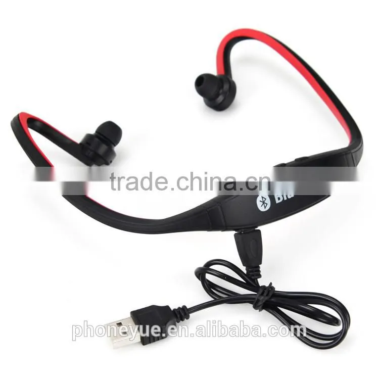 free sample neckband S9 sport wireless bluetooth 4.0 headphone earphone