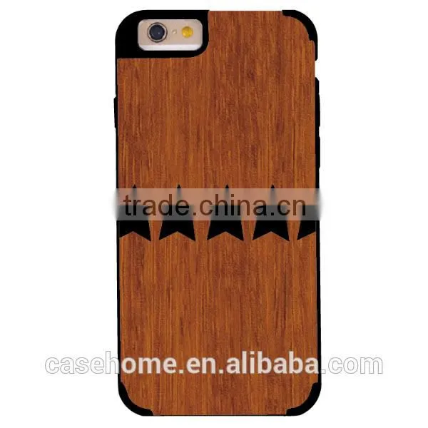 OEM Design Wooden Phone Case Back Cover Case for iphone