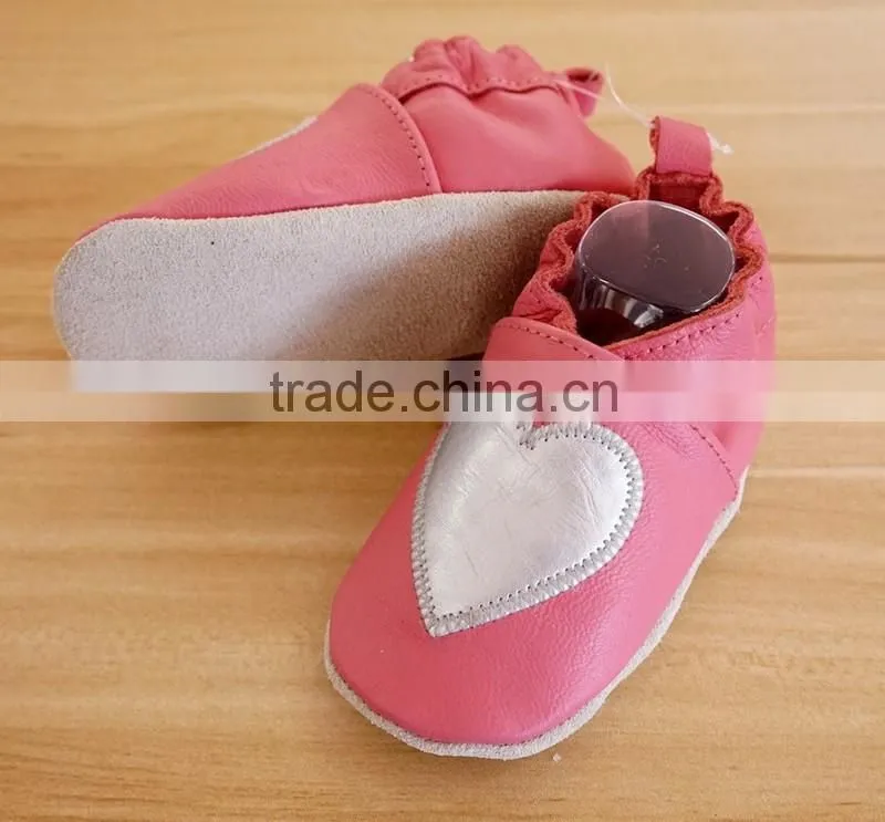 New design girl boy kids leather baby shoes soft sole