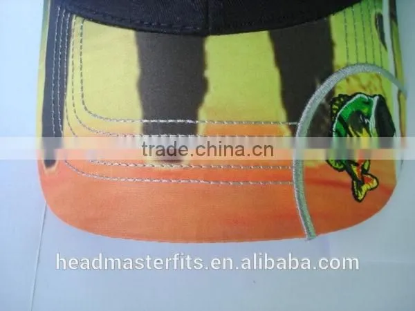 Custom logo printing long bill black strap women's baseball trucker cap