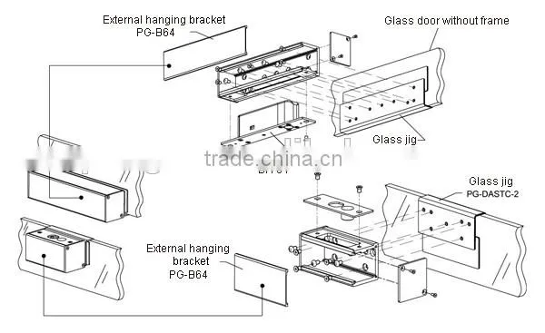 Wireless smart Electric drop bolt
