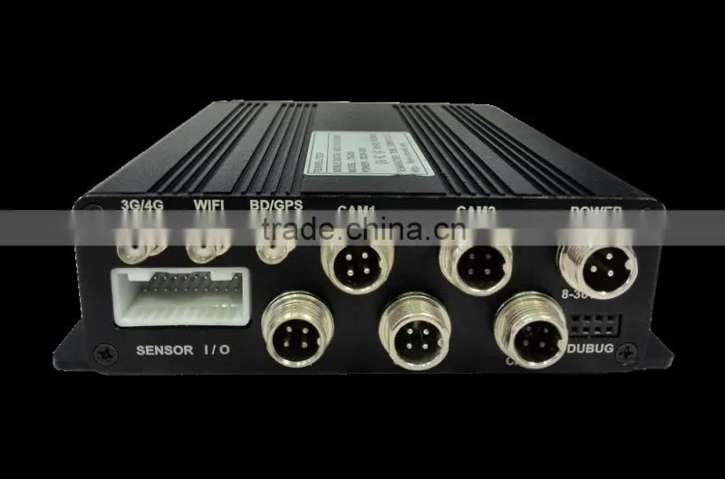 Teswell 4ch 3G GPS WIFI AHD 720P mobile dvr mini SD card mdvr streaming video mdvr