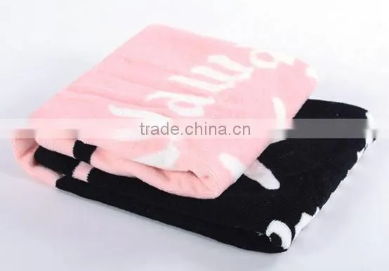 100% cotton cheap wholesale reacive Printed one side velour beach towel