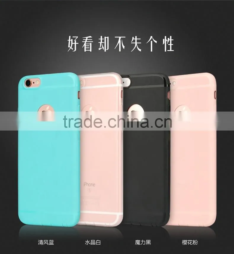 Original USAMS Soft TPU Full Rubber Back Case with Dust Plug for iPhone 6Plus 6s Plus 5.5 inch MT-5742