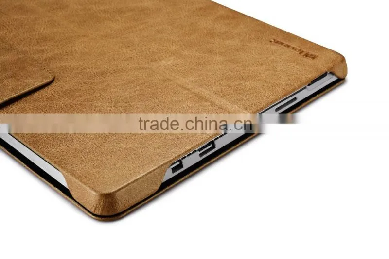 Icarer Luxury Genuine Leather Ultrathin Holder flip case for Surface Pro 4
