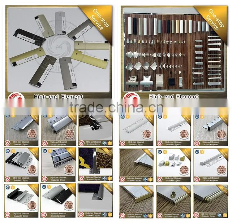China direct sale decorative stainless steel tile trim