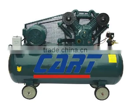 Portable piston type air compressor with 4 cylinder head 300L
