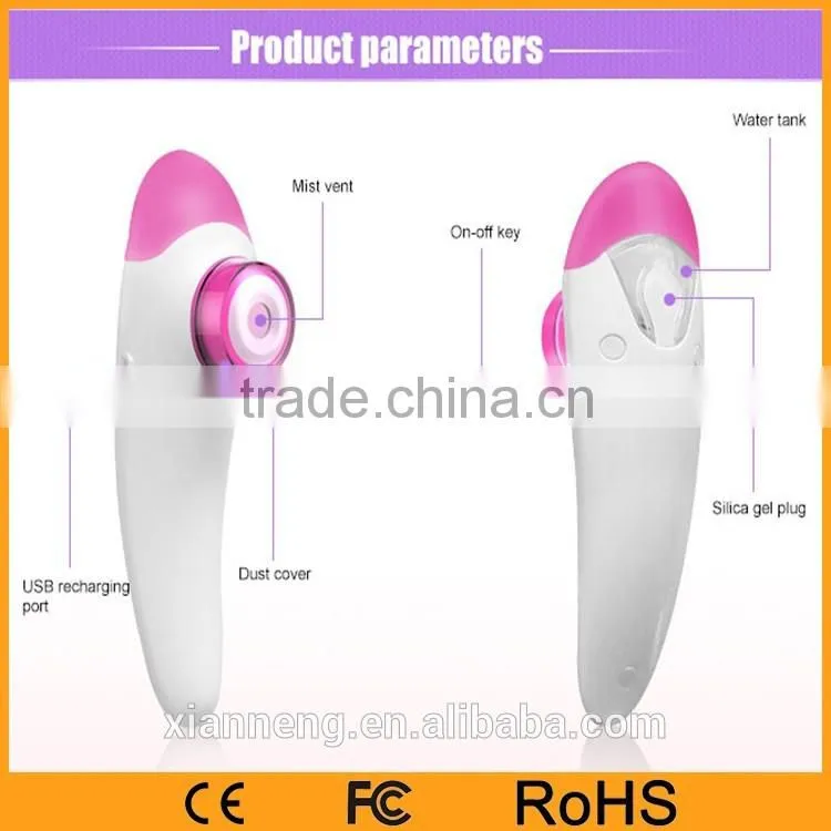 Face Hydra Machine Handy Female Beauty Nano mist Facial Spray for Amazon
