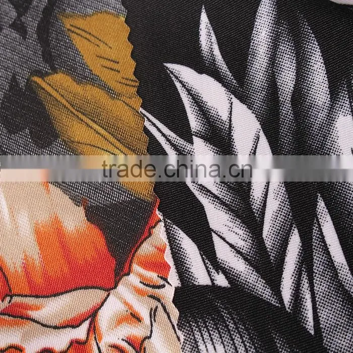 DTY knitted textile polyester spandex digital printed fabric