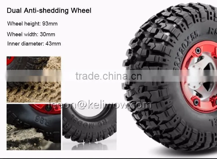2.4G 4WD 1:12 Full Scale Remote Control Hobby RC Truck Model