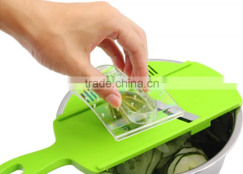 S/S+ABS 28.5*14*1 Colorful kitchen tools vegetable slicer/draining board