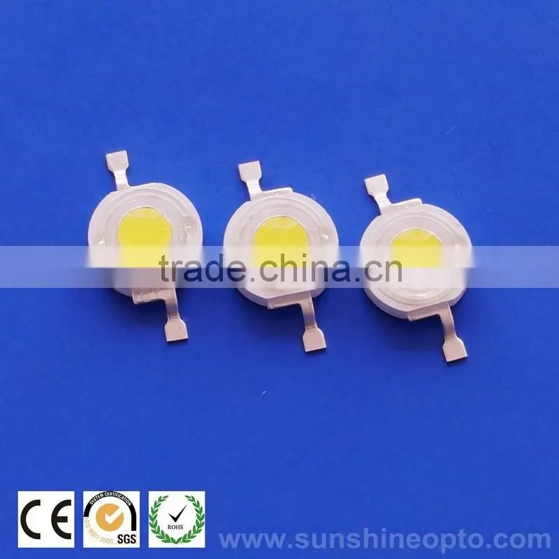 High super bright 3W Epistar LED Chip 240lm 6500k