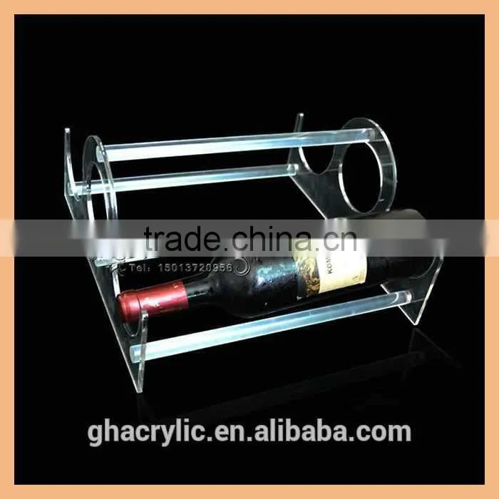 2016 new Fashionable design high transparency wine display &rack for sale