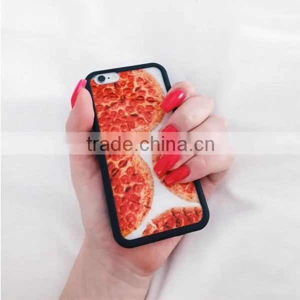 Pizza Silicone Phone Case,Gummy Phone Case