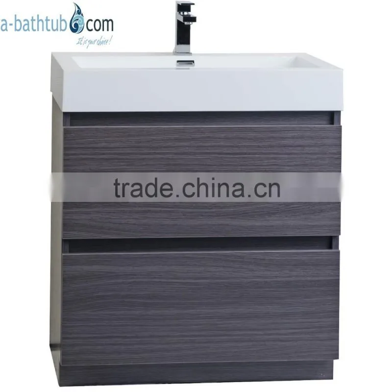 2016 wood venner sliding door bathroom vanity