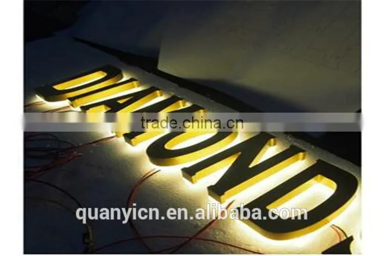 best quality usage backlit letters shop sign