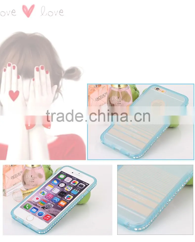 Shengo 3D TPU Phone Case/Silicone Phone Case With Diamond