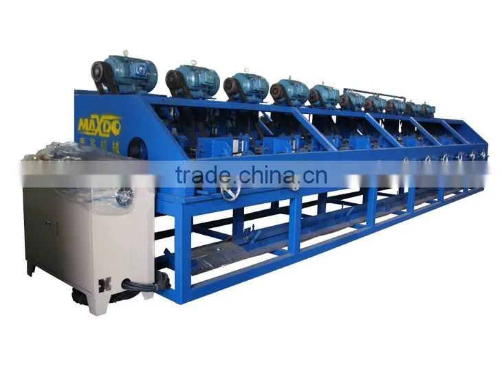 Decorative stainless steel square pipe polishing machine