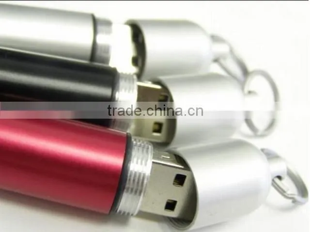 Cheap Aluminum case mini USB Flash Drives with 1GB bulk sell