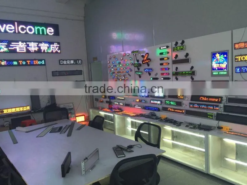 removeable led display led message screen sign board mini hotel led sign