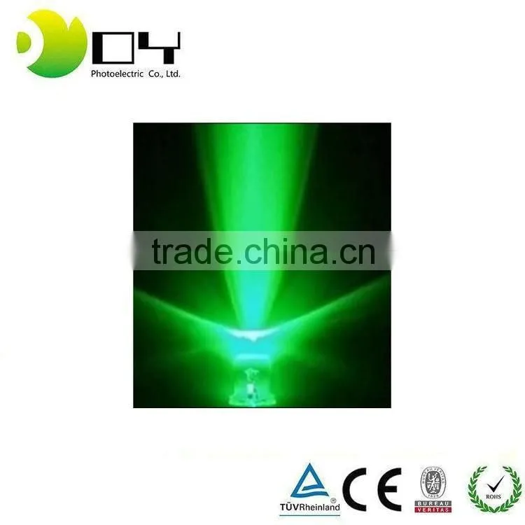 Made In China High Brightness 5mm LED diode oval round stawhat in many colors LED diode