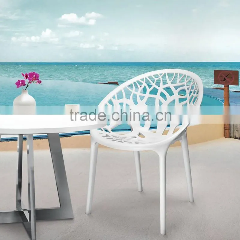 Home furniture plastic living room balcony chairs modern design colorful outdoor