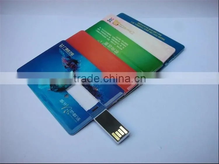 Credit card usb flash drive with full color printing