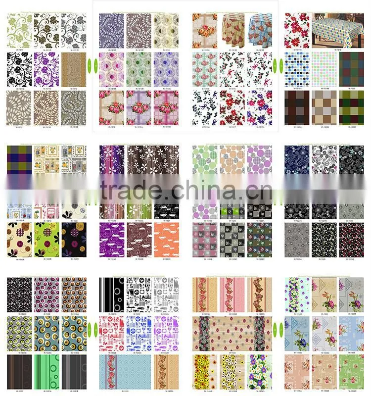 PVC compound non-woven fabric tablecloth in roll
