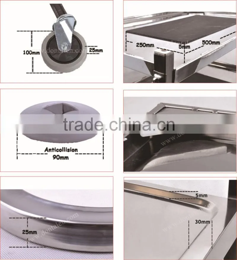 CSL FOODSERVICE AND HOSPITALITY Stainless Steel Service Cart