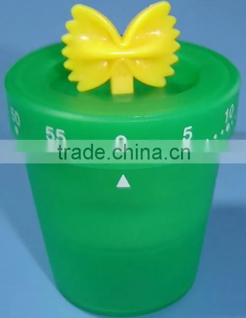 China mechanical kitchen bucket with carrot shape timer