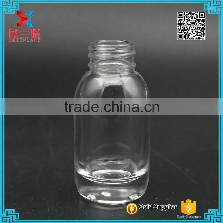 Eco-friendly 190ml Reed Diffuser Glass Bottle cute round shape
