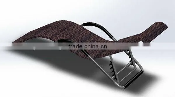 Garden Leisure Outdoor Furniture PE Rattan Steel Frame KD Design