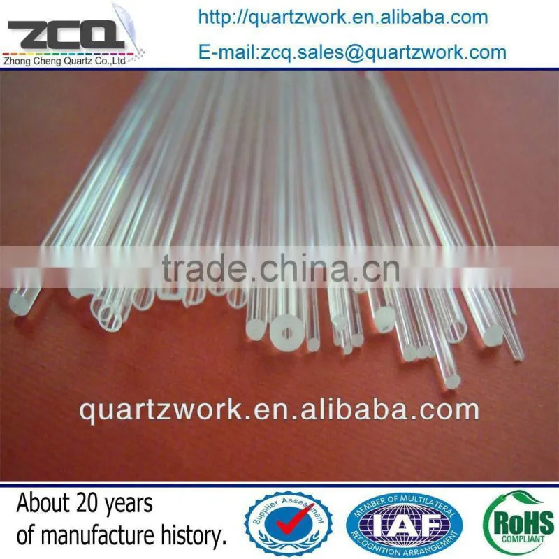 Clear Quartz Glass Capillary Tube OD0.2*ID0.06