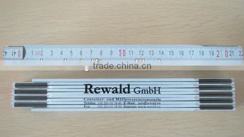2m wooden folding ruler